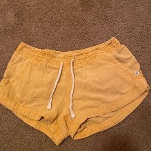 yellow rip curl shorts